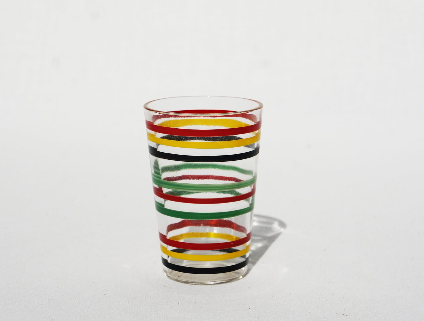 striped decanter set