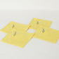 yellow linen napkins