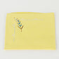 yellow linen napkins