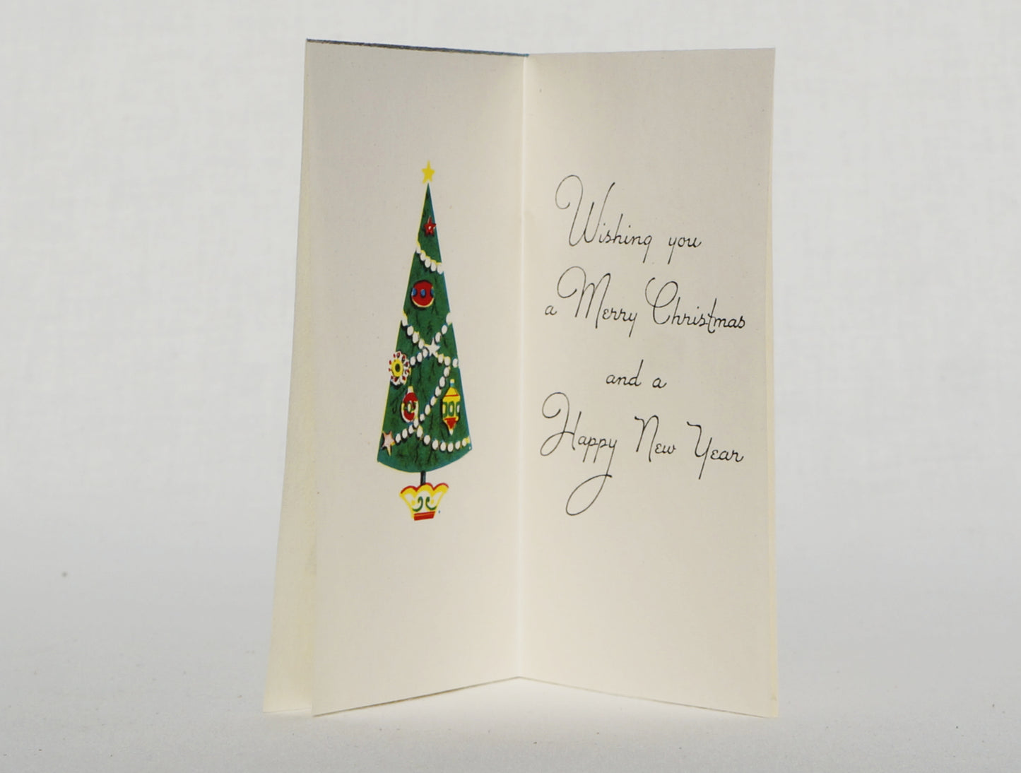 christmas tree card