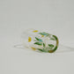 yellow tulip glass