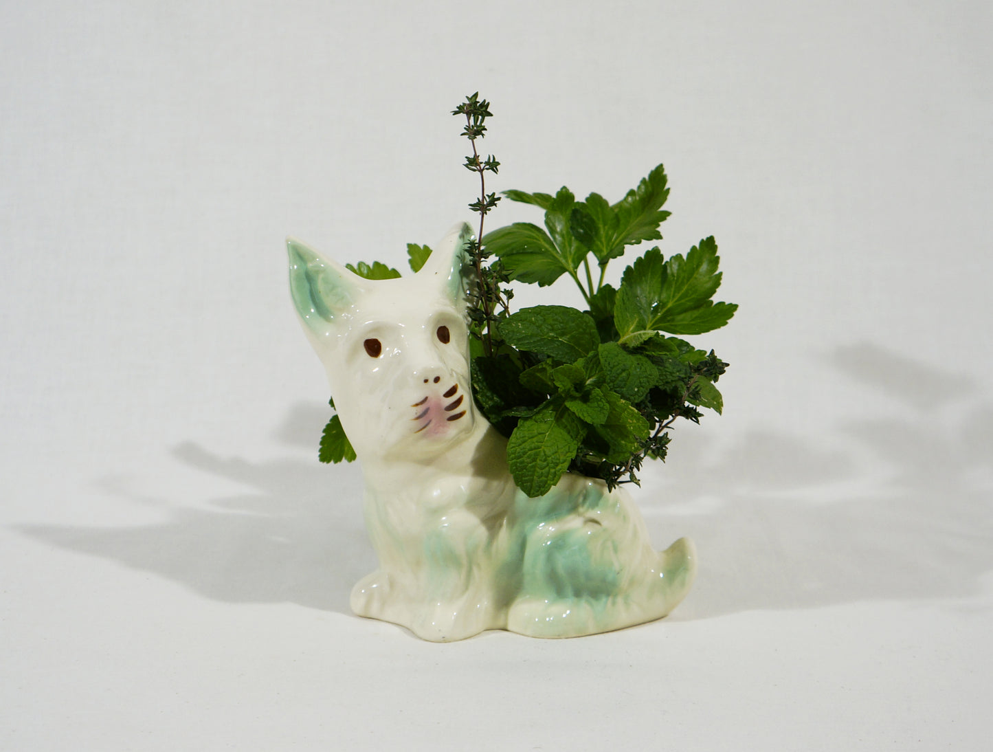 scottie dog planter