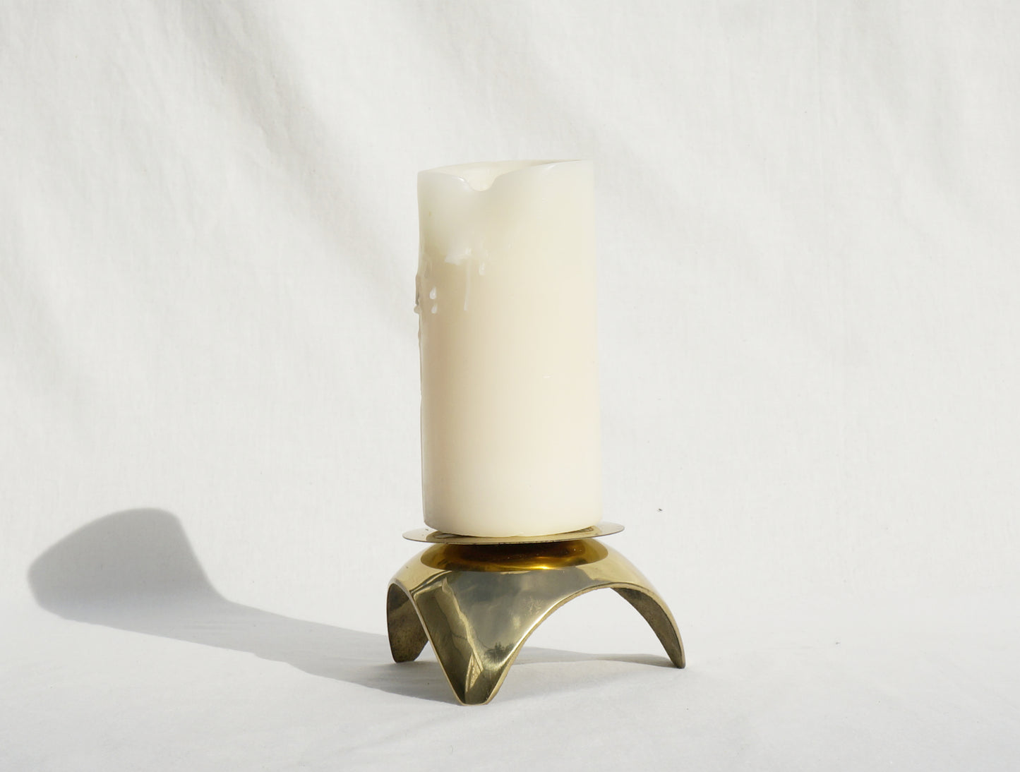 gold candle holder